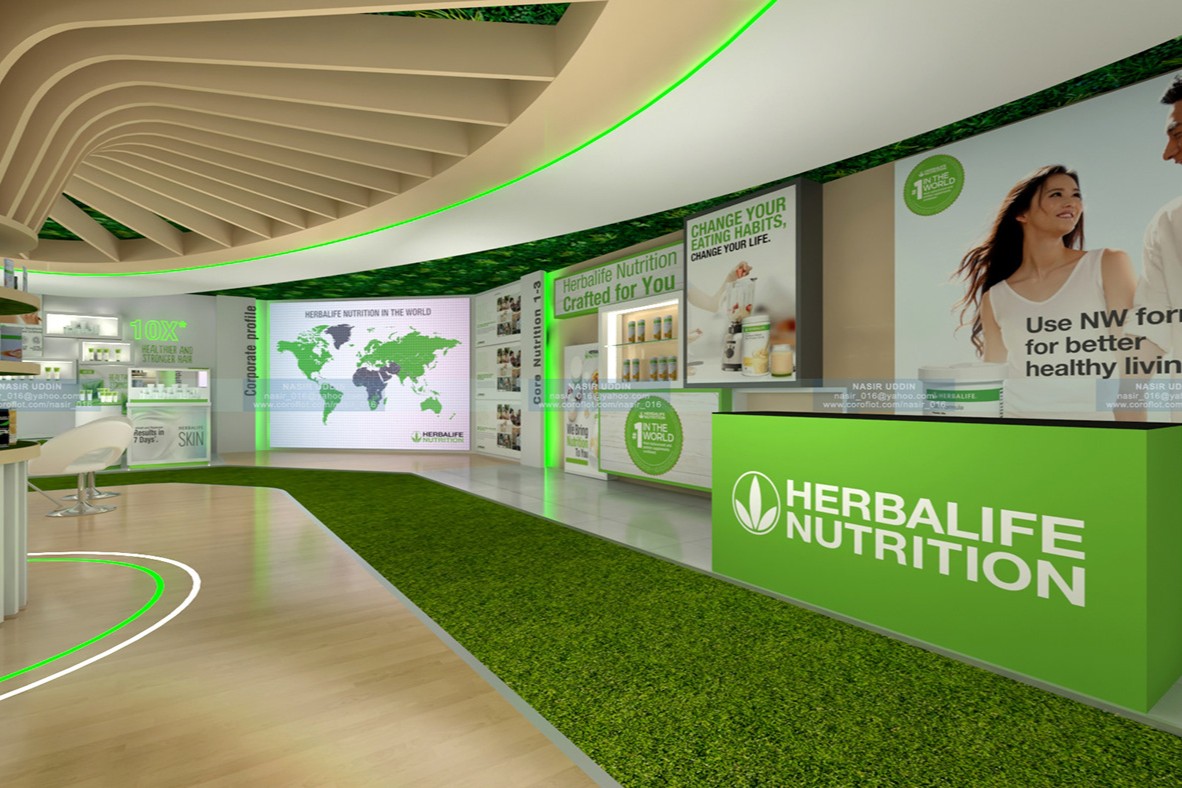 herbalife-1 Herbalife Modern beslenme mağazası iç mekan